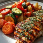 chicken recipes for dinner: Delicious Garlic Herb Roasted Chicken