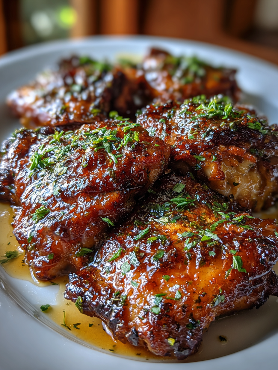 chicken thighs recipe: Deliciously tender with a savory glaze