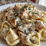 chicken tortellini alfredo: a creamy and delicious dinner delight
