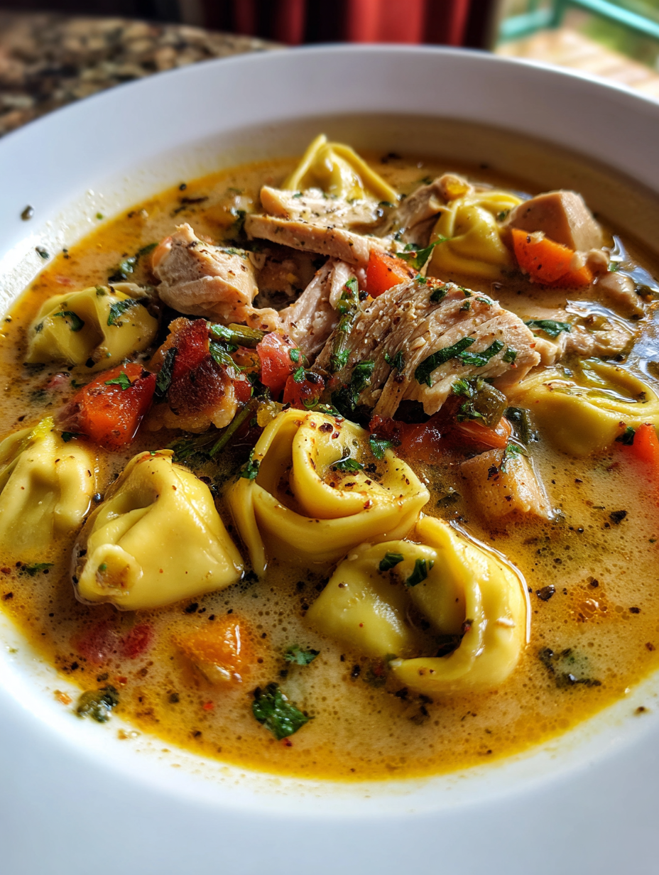 chicken and tortellini soup: a deliciously comforting meal