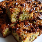 chocolate chip zucchini bars: deliciously moist and easy treat