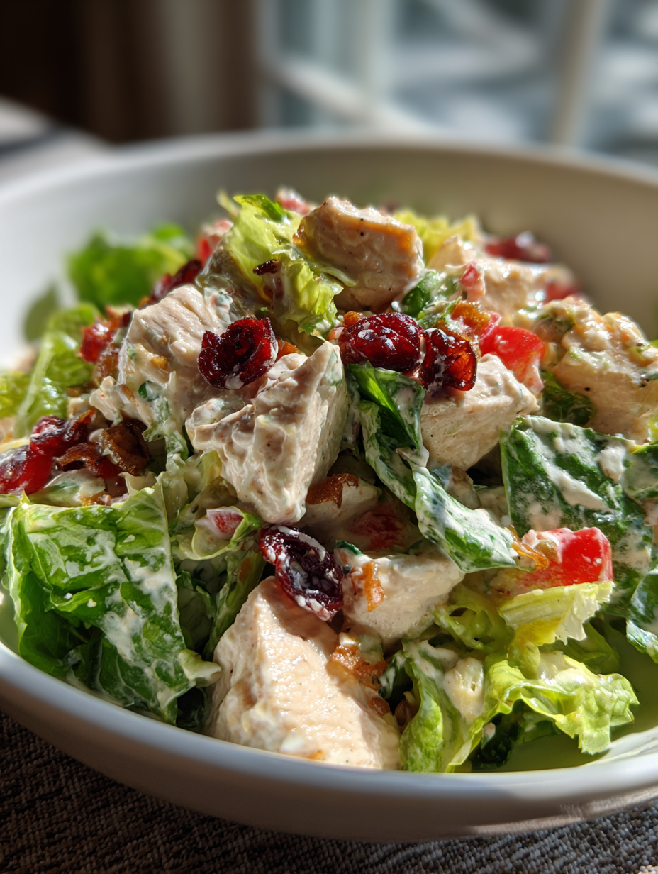 Cranberry Chicken Salad: A Delicious Blend of Flavors and Crunch