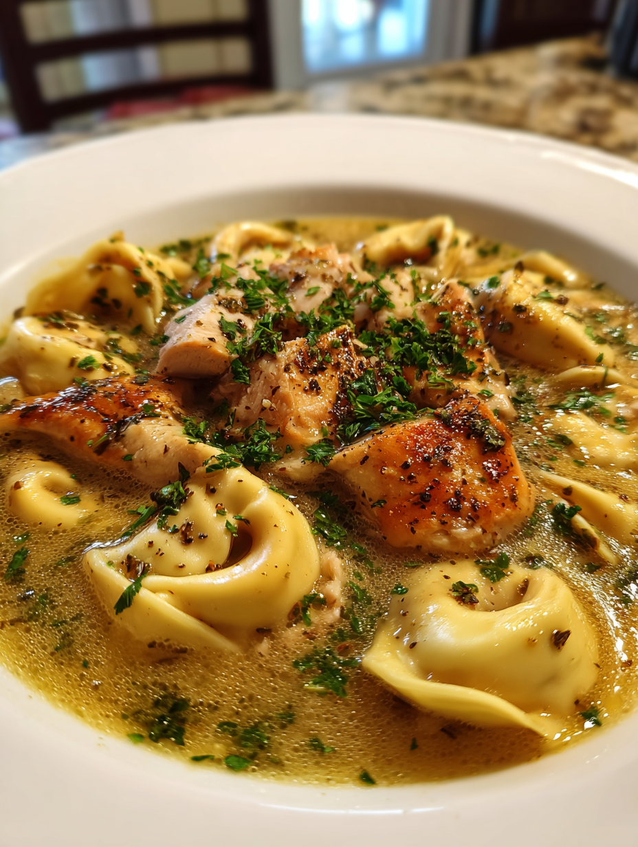 creamy chicken tortellini soup: a deliciously creamy meal idea