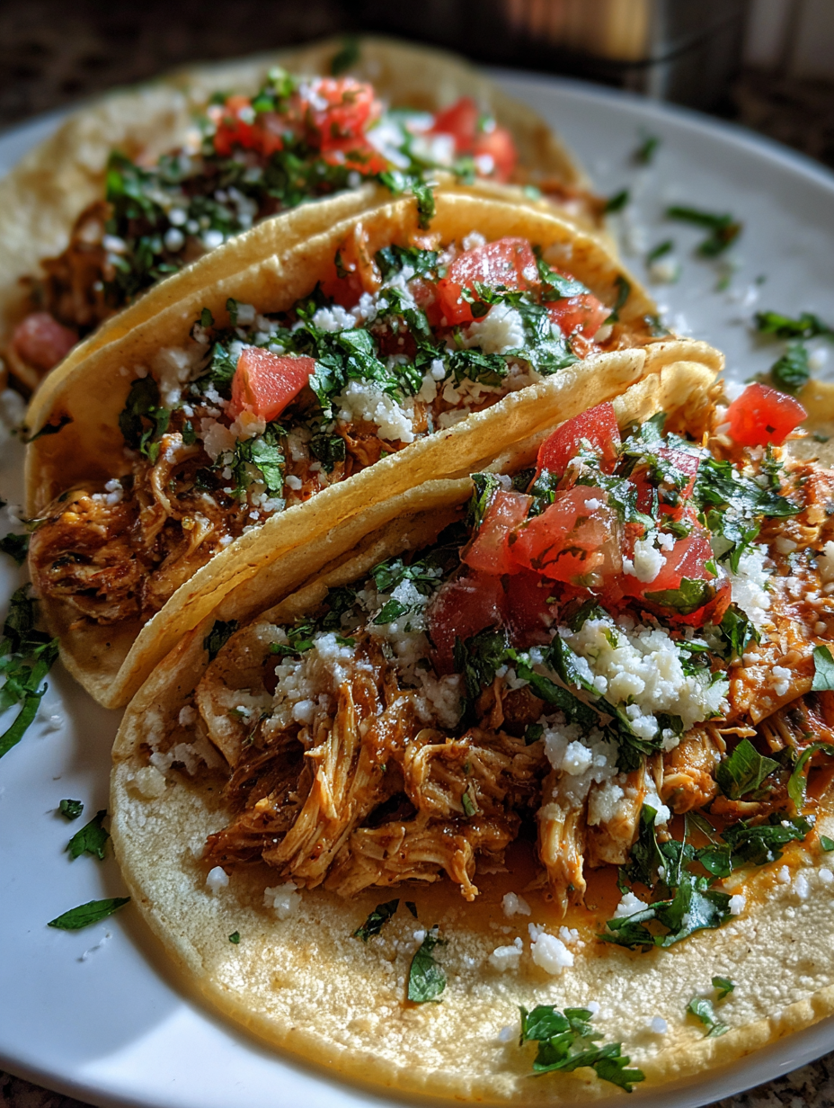 Crockpot Chicken Tacos: Easy and Flavorful Dinner Delight