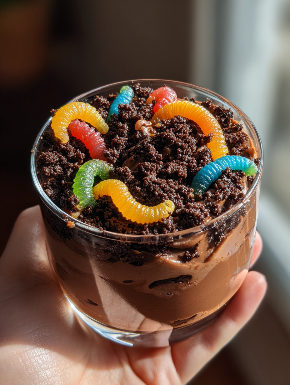 Dirt and Worms Pudding: Delicious Chocolate Dessert for Kids