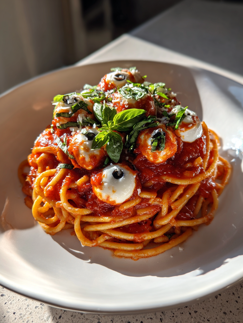 Eyeball Pasta: A Deliciously Spooky Dinner for Halloween