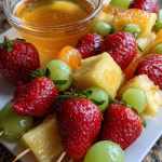 Fruit Kabobs with Honey Dip: Easy and Delicious Summer Treats