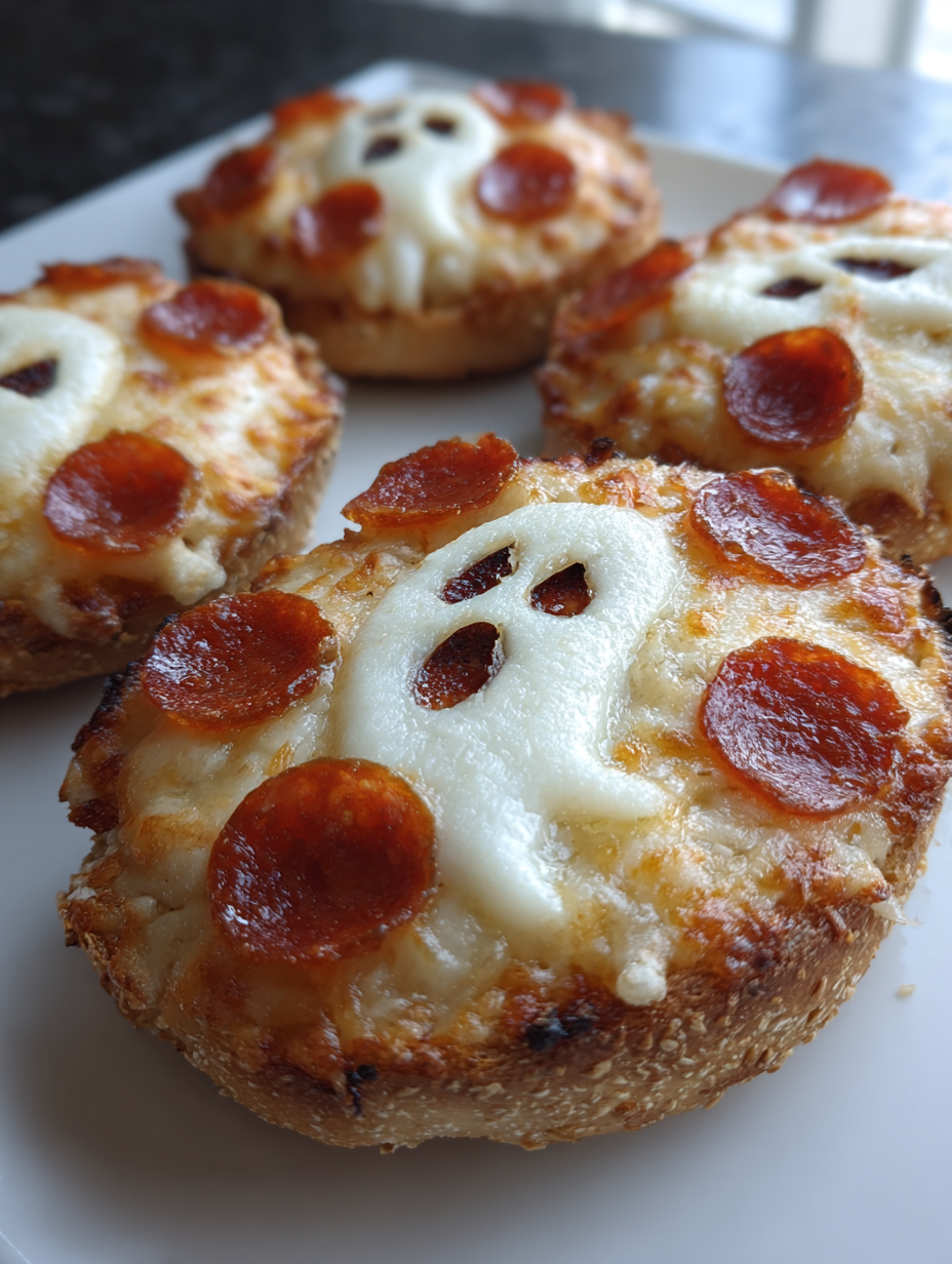 Ghost Pizza Bagels: Delicious and Fun Halloween Treats to Enjoy