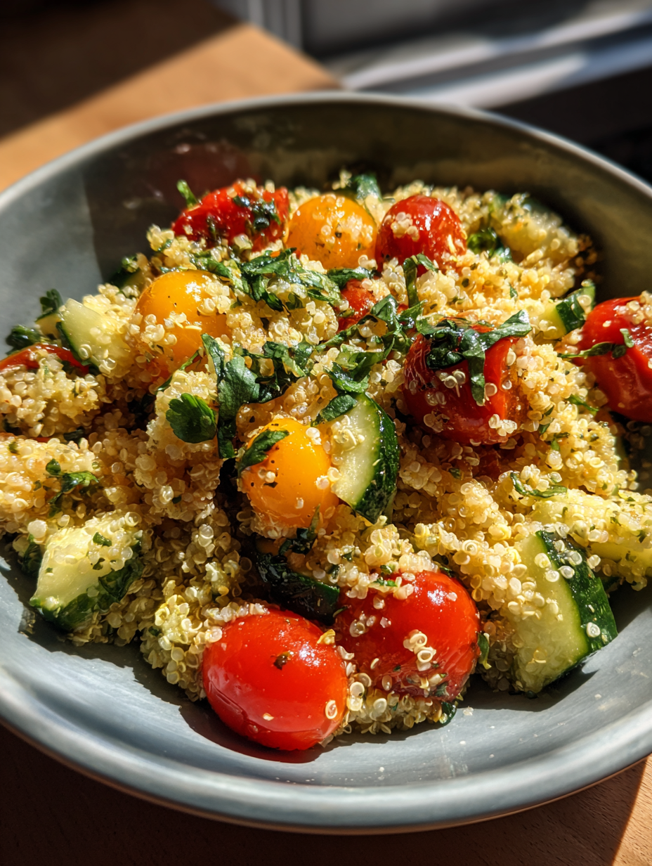 healthy recipes​: Delicious Quinoa Salad for a Nutritious Meal