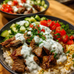 Lamb Gyro Bowls with Irresistible Creamy Sauce: Ultimate Flavor Burst