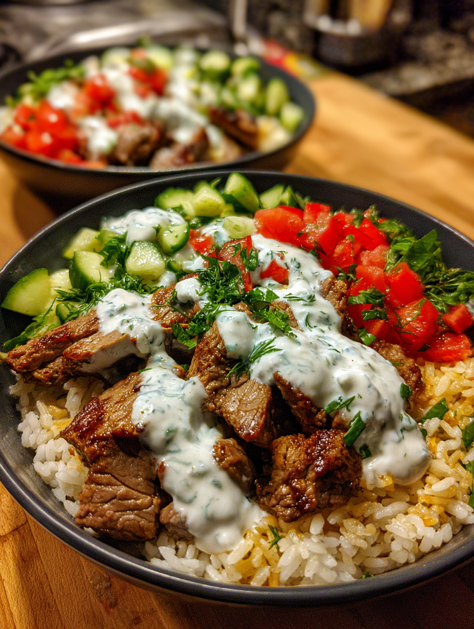 Lamb Gyro Bowls with Irresistible Creamy Sauce: Ultimate Flavor Burst