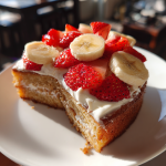 leo's banana strawberry cake recipe: a deliciously moist treat