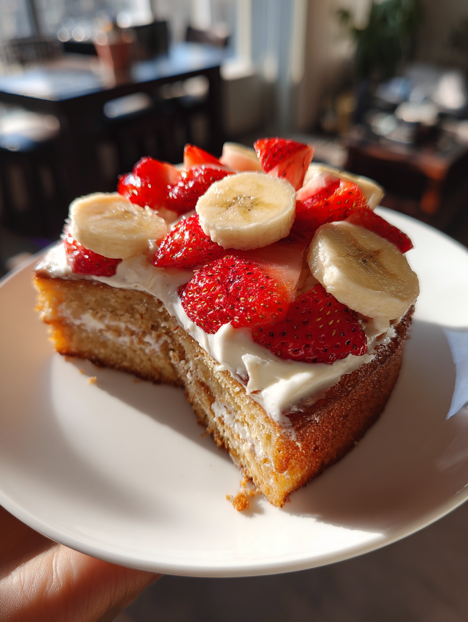 leo's banana strawberry cake recipe: a deliciously moist treat