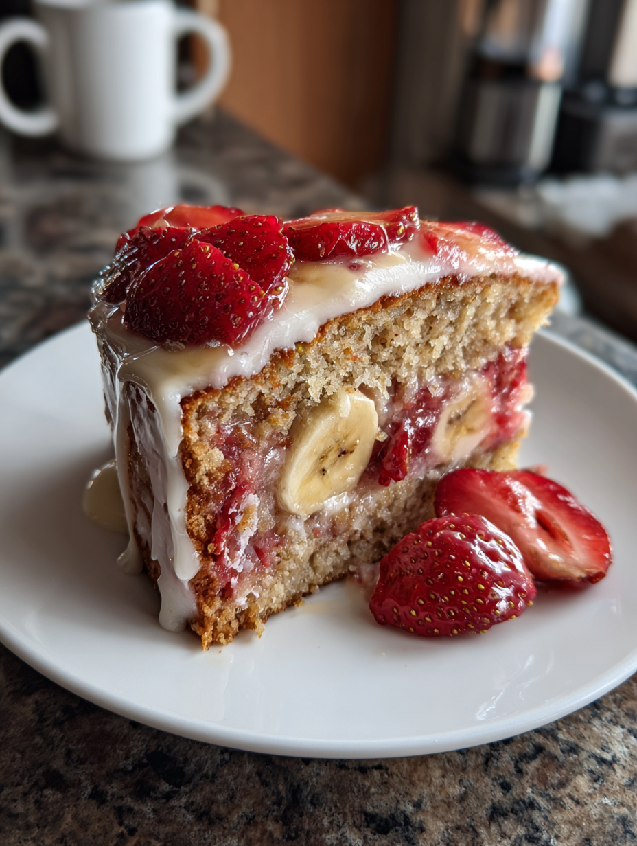 leo's strawberry banana cake recipe: a deliciously moist treat
