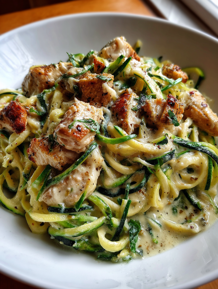 low carb recipes: Easy and Delicious Zucchini Noodles Dish