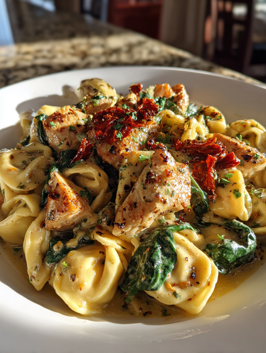 marry me chicken tortellini: a delicious creamy pasta delight