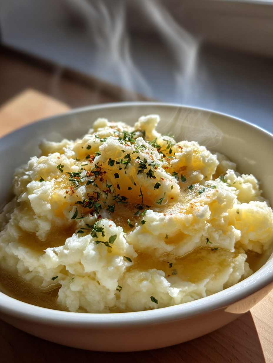 mashed potatoes with chicken broth: the ultimate creamy comfort food