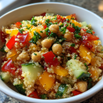 Quinoa Salad with Chickpeas: Deliciously Refreshing and Nutritious