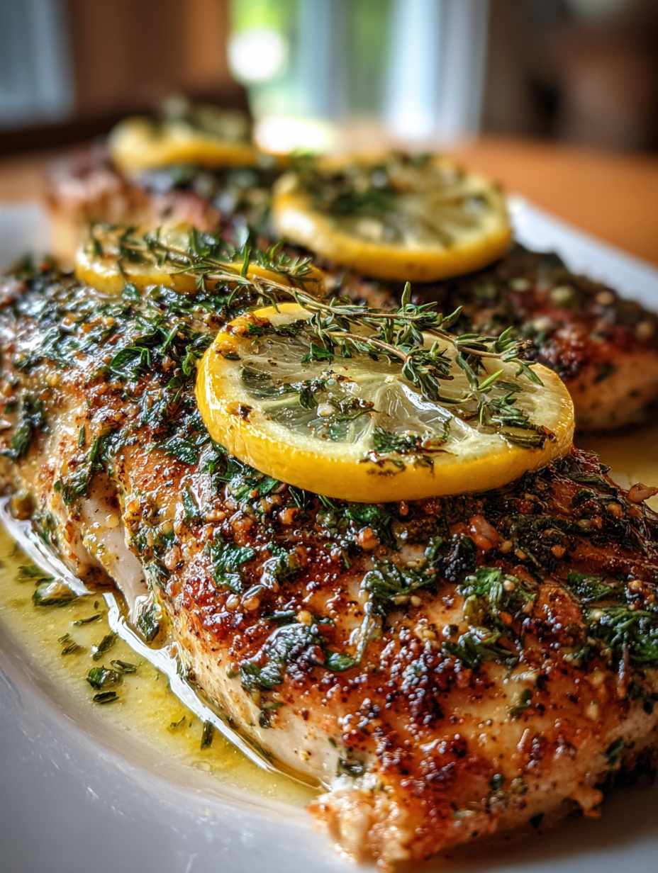 recipes for redfish: Easy Lemon Herb Grilled Redfish Delight