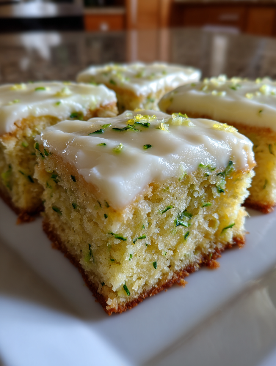 recipes for zucchini bars: Delicious Lemon Bars with Cream Cheese Frosting