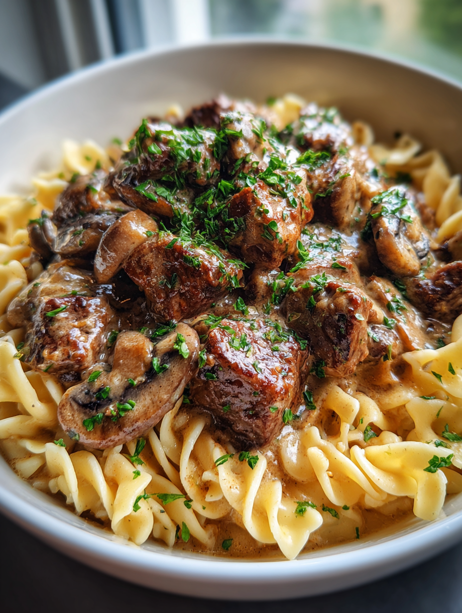 Slow Cooker Beef Stroganoff: Easy, Creamy Comfort Food Delight