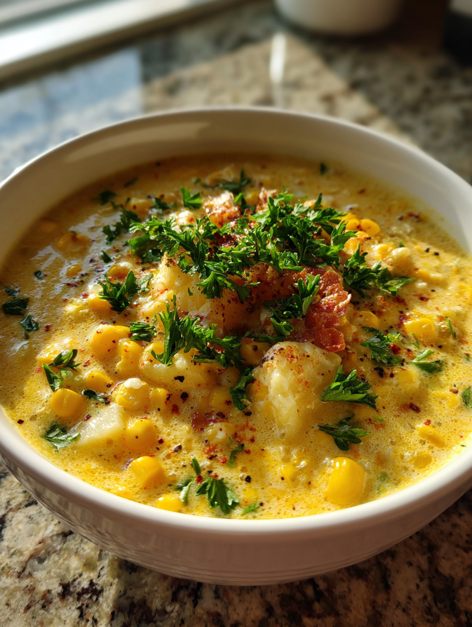 Slow Cooker Corn Chowder: Easy and Creamy Comfort in a Bowl