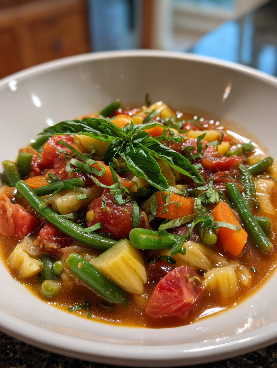 Slow Cooker Minestrone: Easy and Delicious Vegetable Soup Recipe