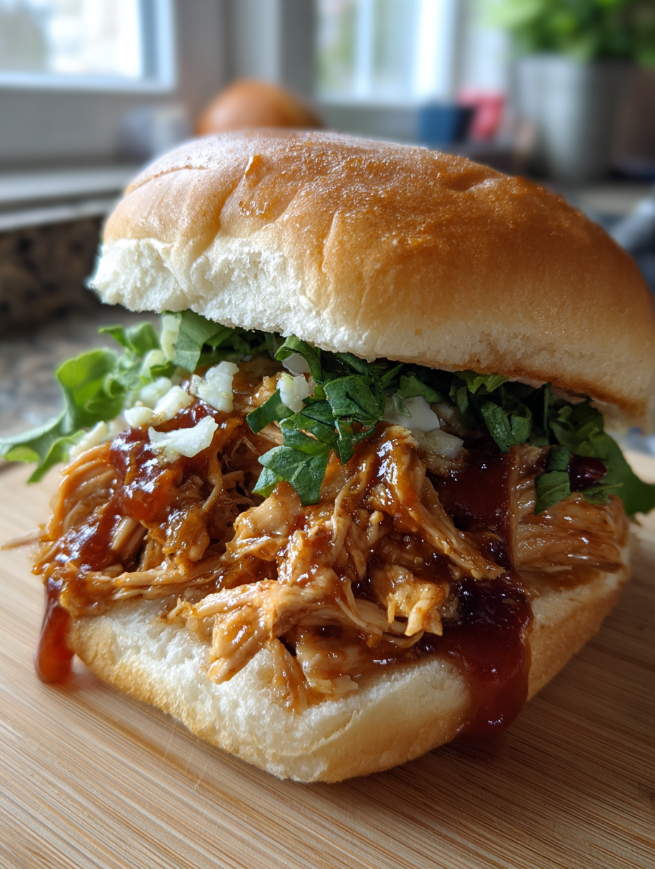 Slow Cooker Pulled Chicken Sandwiches: Easy and Delicious Comfort Food