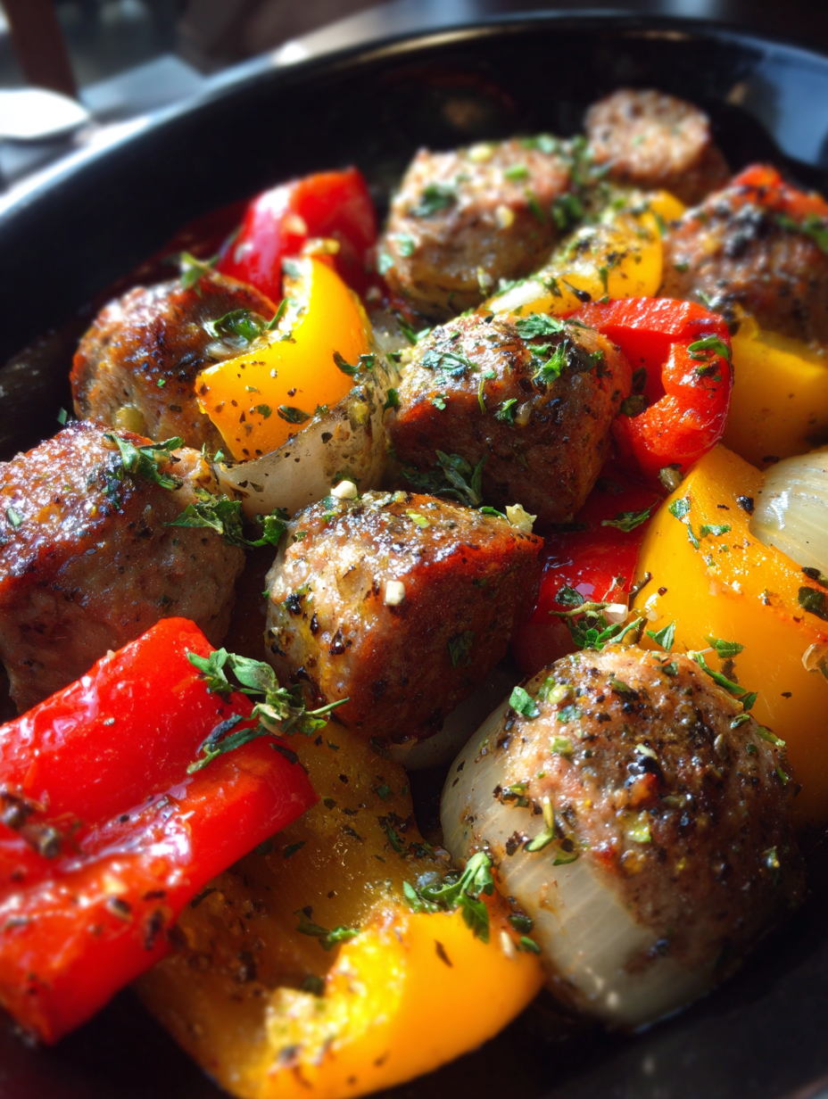 Slow Cooker Sausage and Peppers: Easy One-Pot Comfort Food Delight