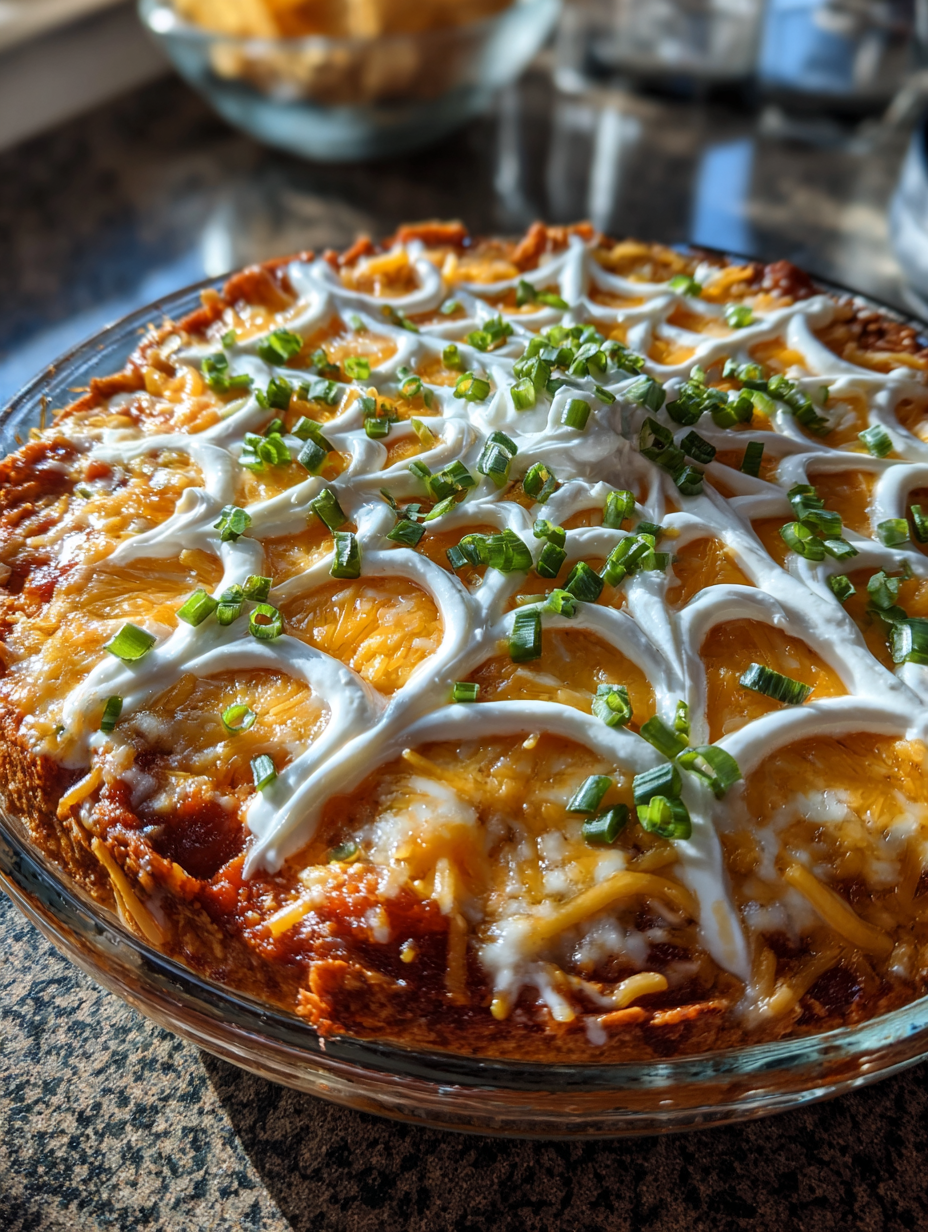 Spider Web Taco Dip: Easy and Delicious Appetizer for Parties