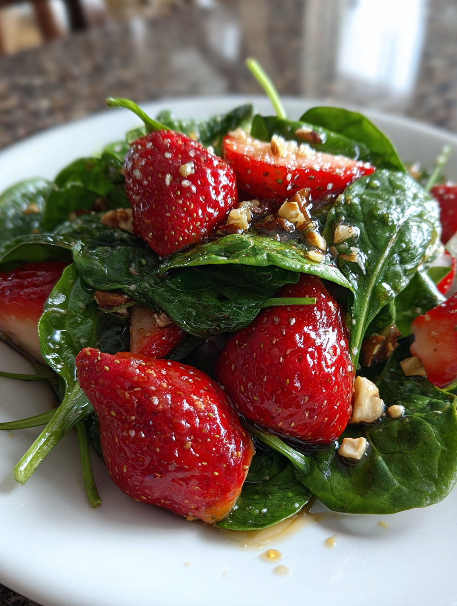 Strawberry Spinach Salad: A Delicious and Healthy Summer Treat