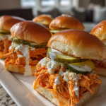 Tailgate Food Ideas: Spicy Buffalo Chicken Sliders Delight