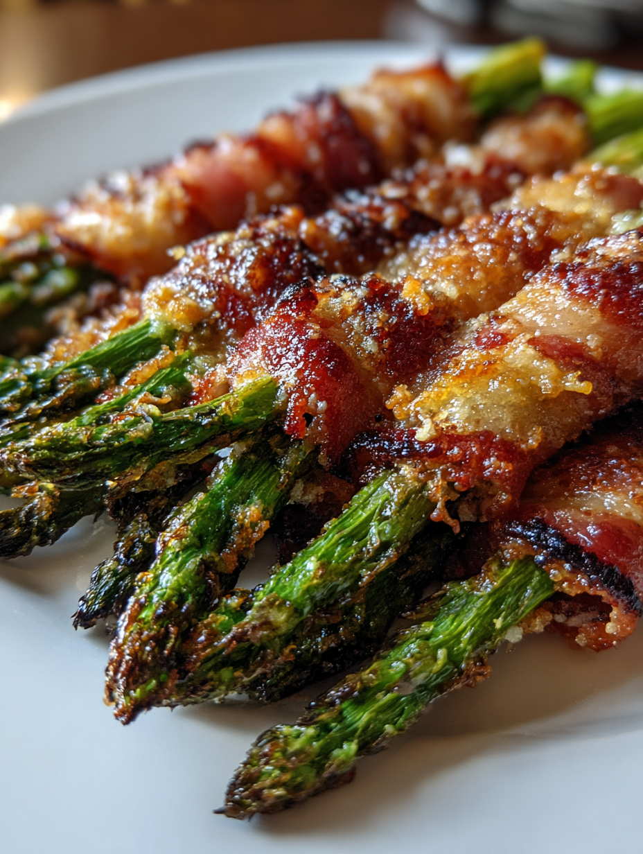 Air Fryer Bacon-Wrapped Asparagus: Perfectly Crispy and Savory