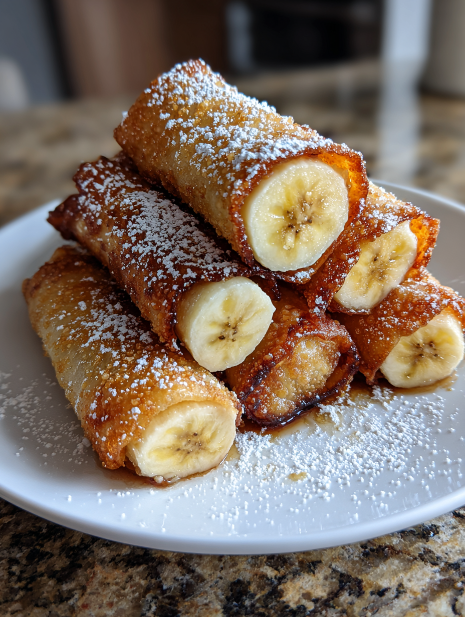 Air Fryer Banana Spring Rolls: Deliciously Crispy Dessert Treats