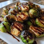 Air Fryer Brussels Sprouts with Balsamic Glaze: Perfectly Crispy Delight
