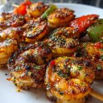 Air Fryer Cajun Shrimp Skewers: Deliciously Spiced and Juicy Treats