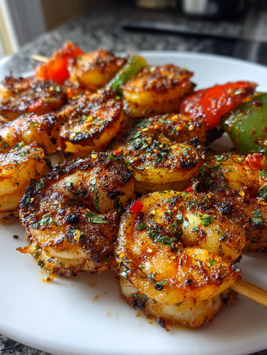 Air Fryer Cajun Shrimp Skewers: Deliciously Spiced and Juicy Treats