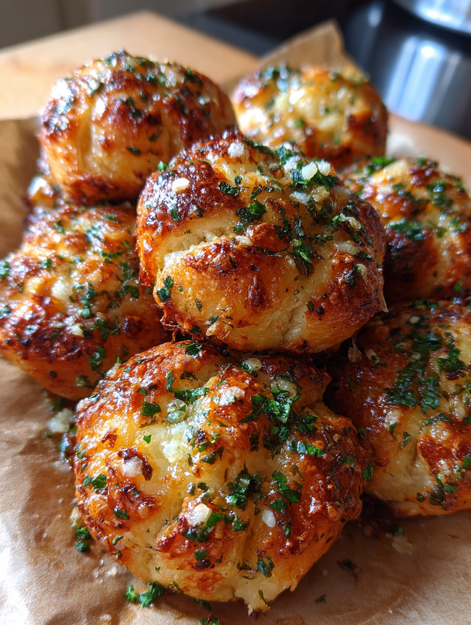 Air Fryer Cheesy Garlic Knots: Easy and Delicious Snack Idea