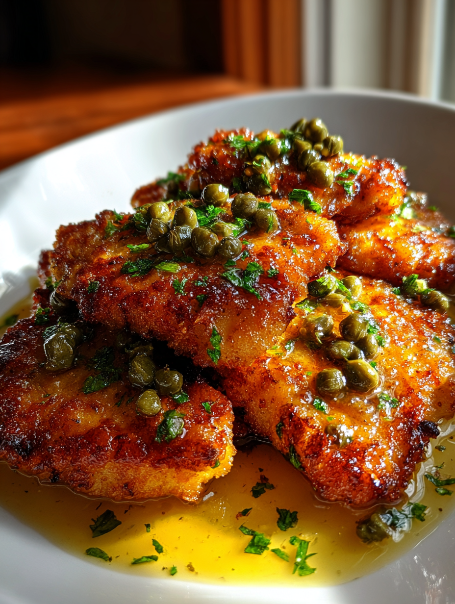 Air Fryer Chicken Piccata: Quick and Delicious Lemon-Caper Dish