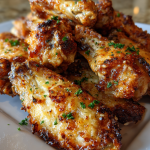 Air Fryer Crispy Garlic Parmesan Chicken Wings: Easy and Delicious