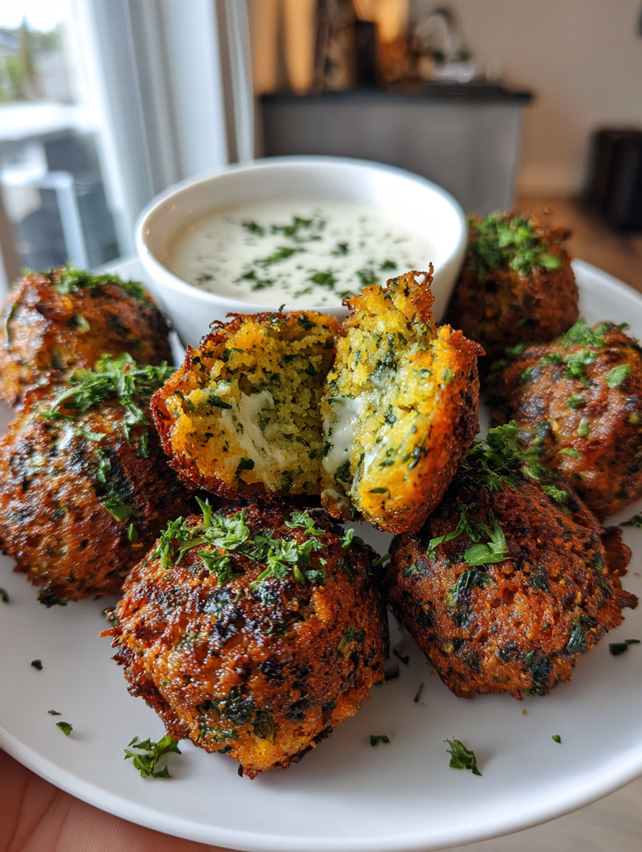 Air Fryer Falafel Recipe (Crispy & Vegan): Perfectly Spiced Bites