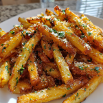 Air Fryer Garlic Parmesan Fries: Deliciously Crispy and Flavorful