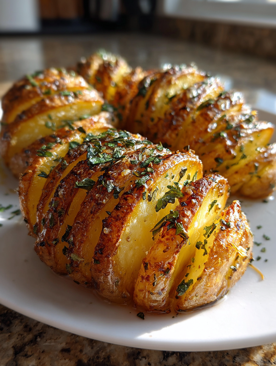 Air Fryer Hasselback Potatoes: Deliciously Crispy and Flavorful