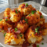 Air Fryer Loaded Potato Bites: Deliciously Crispy and Cheesy Snacks
