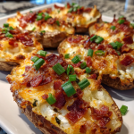 Air Fryer Loaded Potato Skins: Deliciously Crispy and Cheesy Delight