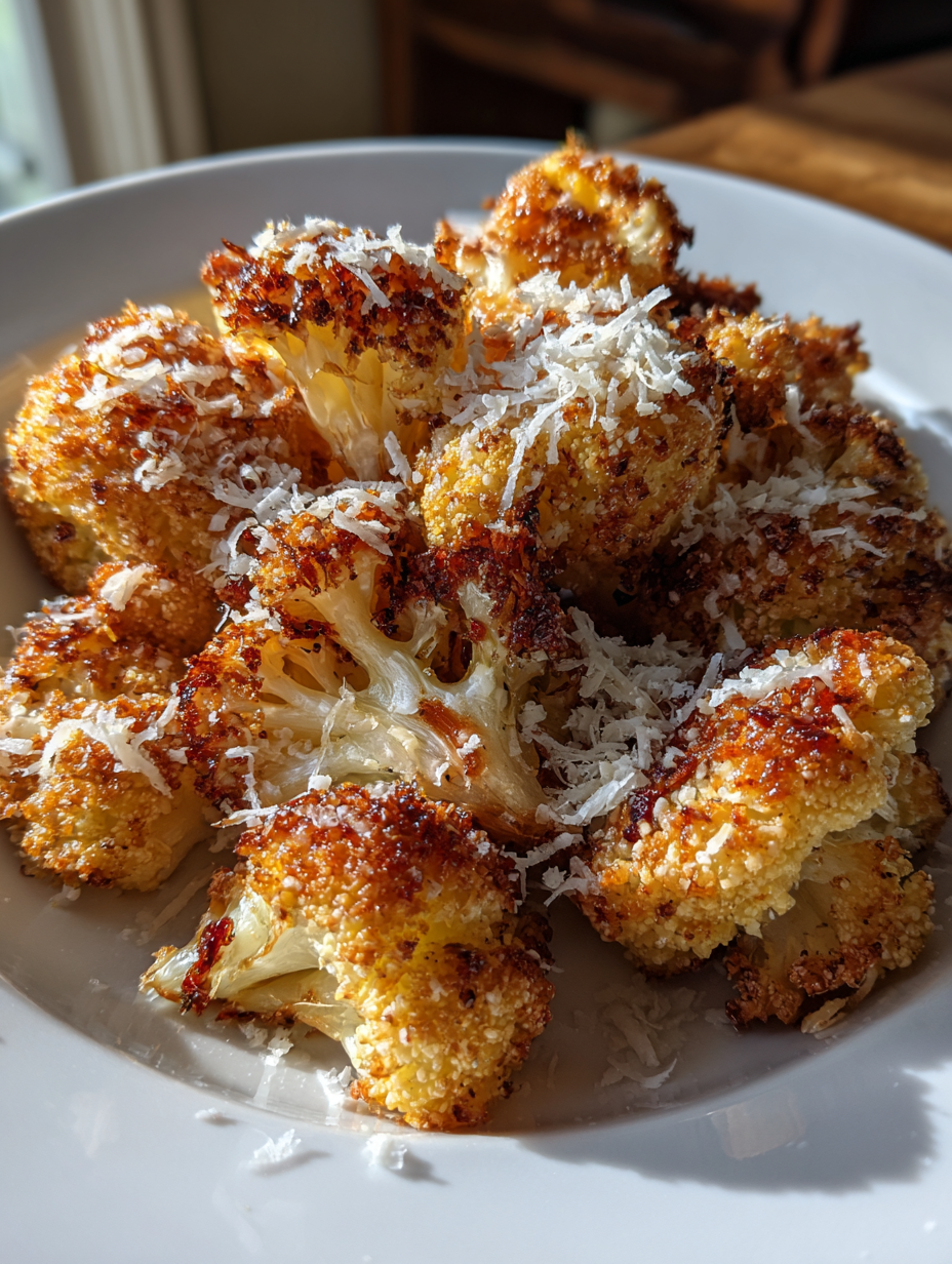 Air Fryer Parmesan Cauliflower: Easy and Deliciously Crispy Snack