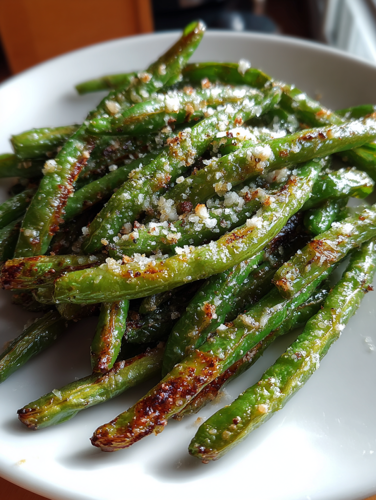 Air Fryer Parmesan Green Beans: Perfectly Crispy and Flavorful