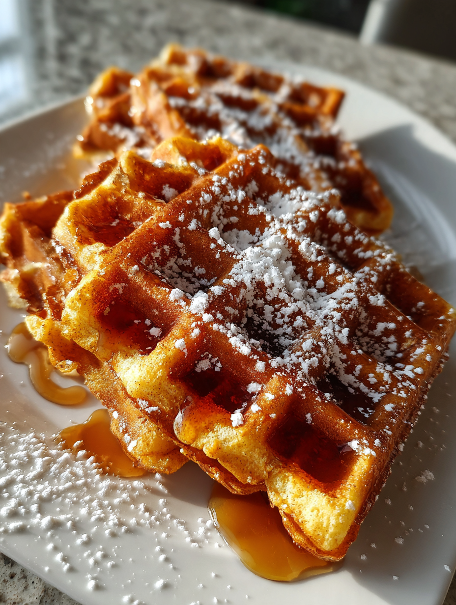Air Fryer Pumpkin Spice Waffles: Perfectly Fluffy and Delicious