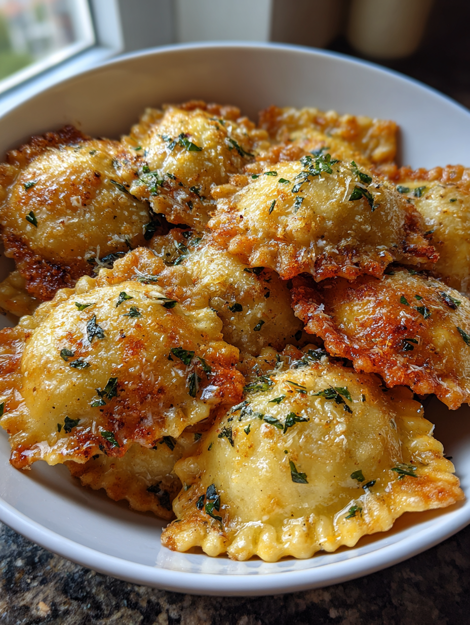 Air Fryer Ravioli: Easy Crispy Bites with Savory Filling