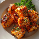 Air Fryer Garlic Butter Salmon Bites: Easy and Delicious Appetizer